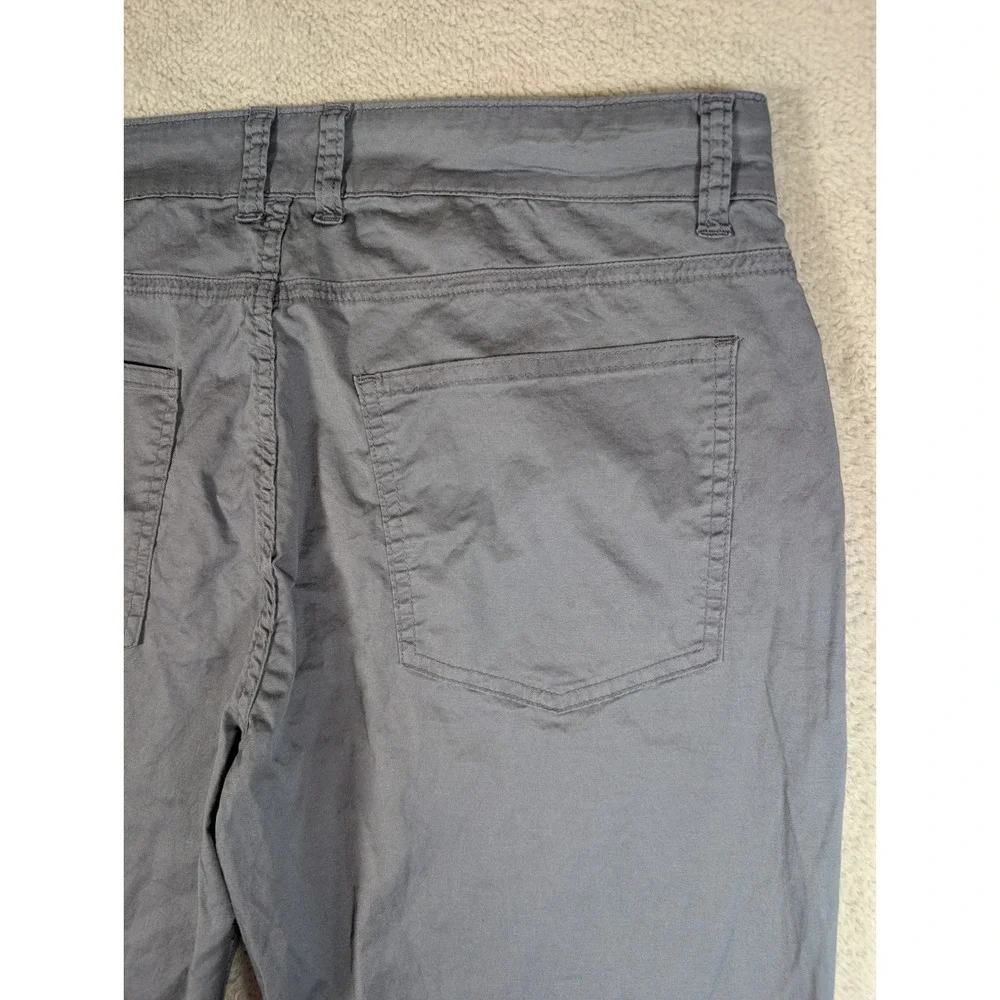 Mugsy Cadets Mens 32x30 Slim Fit Chino Pants Grey Blue Stretch Cotton K7PNNY